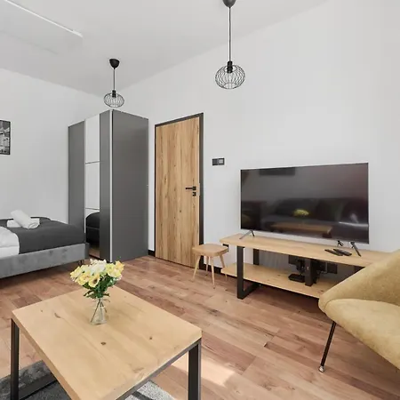 公寓 Norwida With Balcony Downtown By Renters *